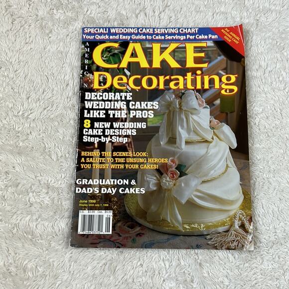 Vintage 90s American Cake Decorating magazine bundle lot - Jun, Aug, Oct 1998 - Picture 11 of 14